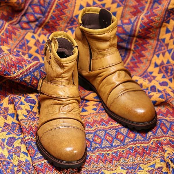 Men's Vintage Crinkle Booties