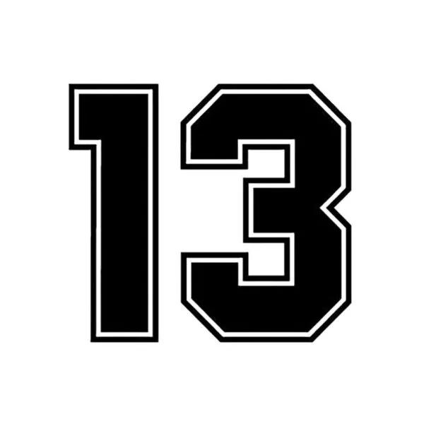 Vinyl Number Stickers