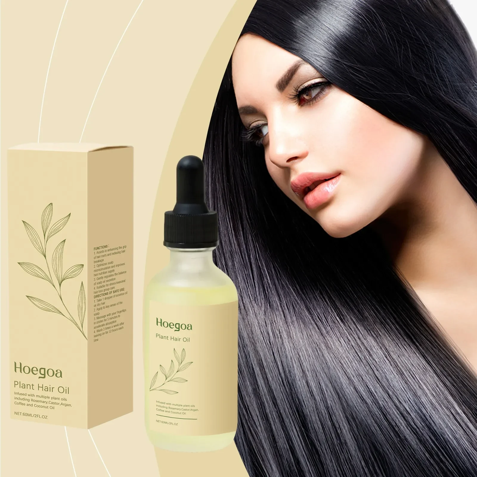 Hair Oil Plant Ingredients Gentle Care