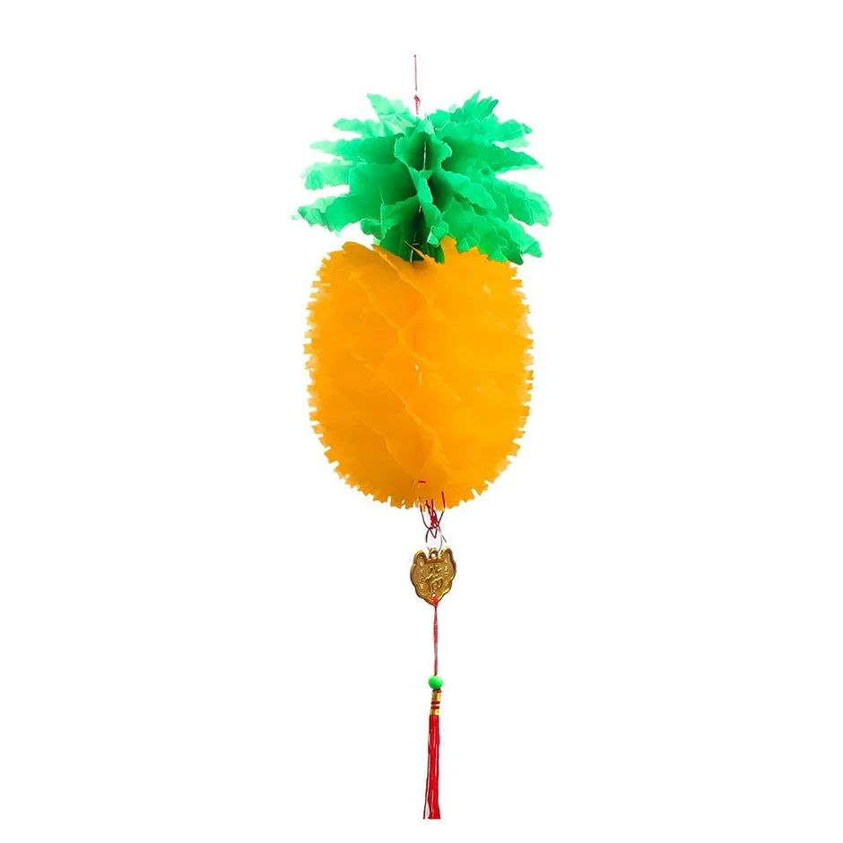 Lantern Pineapple Yellow 12"