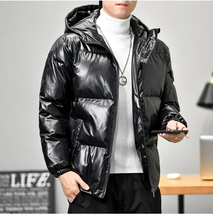 Men's winter plus size couple short down padded jacket