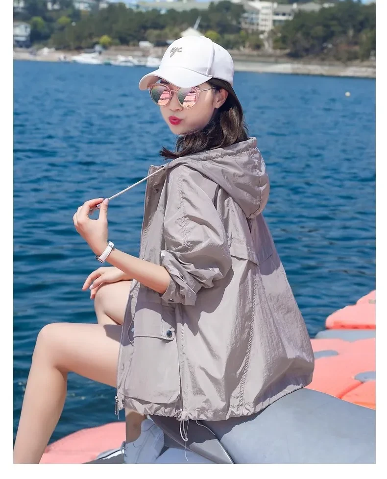 Women's Plus Size Fashion Sun Protection Jacket