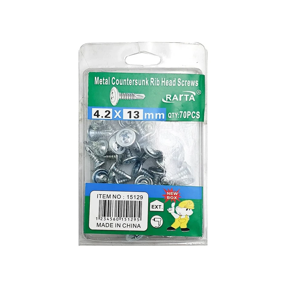 Metal Countersunk Rib Screw 4.2X13mm 70P