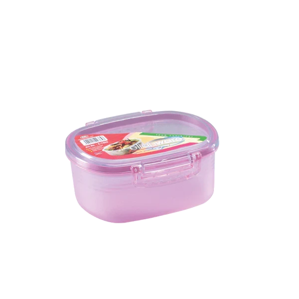 Oval Food Container with Clip Large