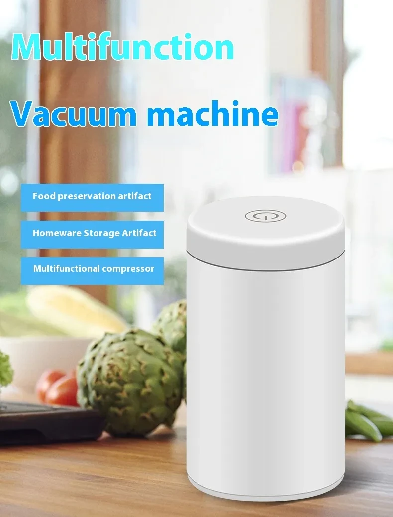 Mini Food Vacuum Machine Dual-use Air Small Household