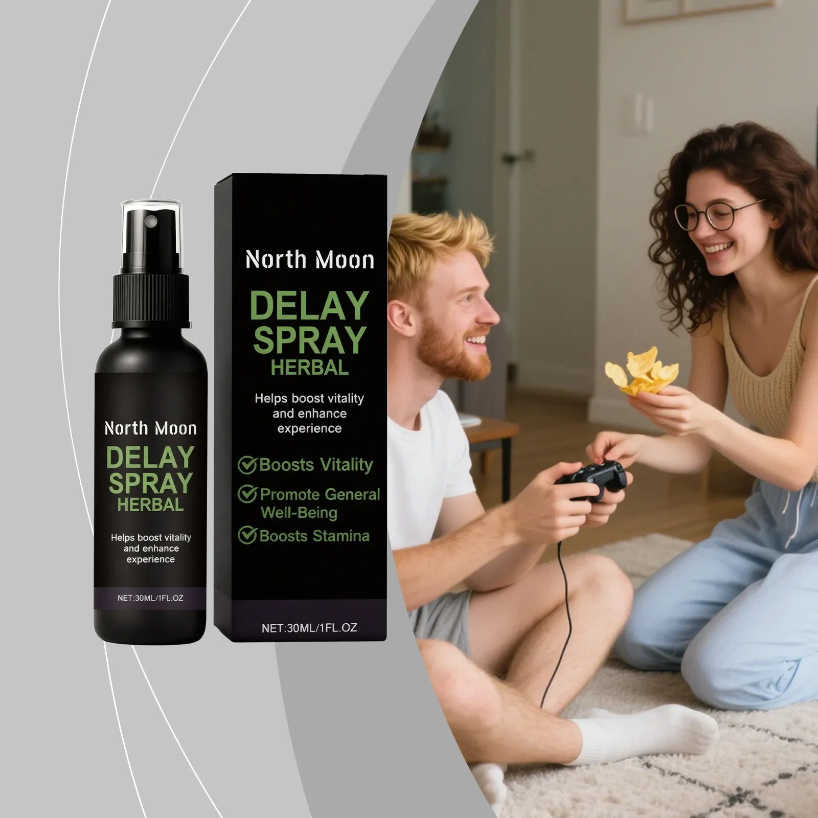 NORTH MOON Delay Spray Herbal