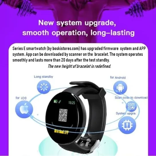 Series E  Smart Watch (Black)