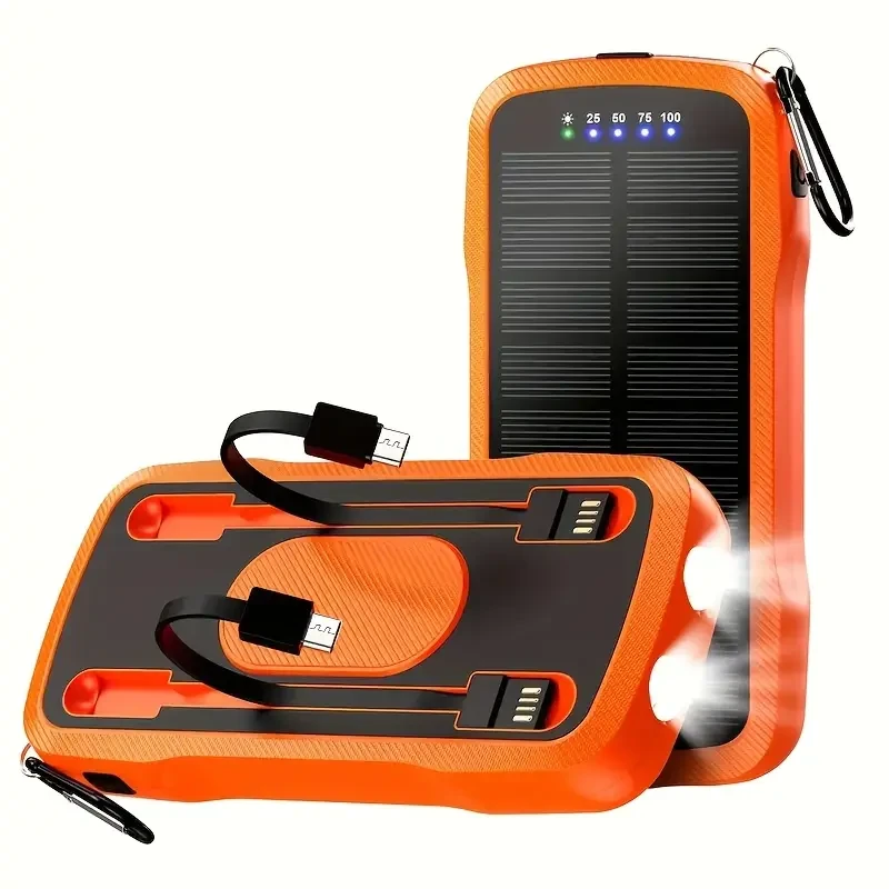 MIMIDI Portable Power Supply with Wireless Charger  20000mAh, Fast Charging, Solar, and Multi-Function Design