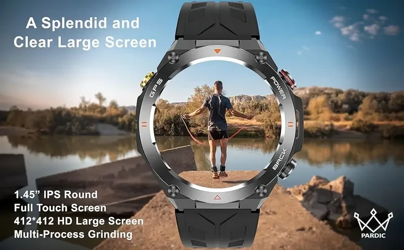 JJMMK GPS Sports Smart Watch  Advanced Functionality for Sports, Fitness, and Outdoor Adventures