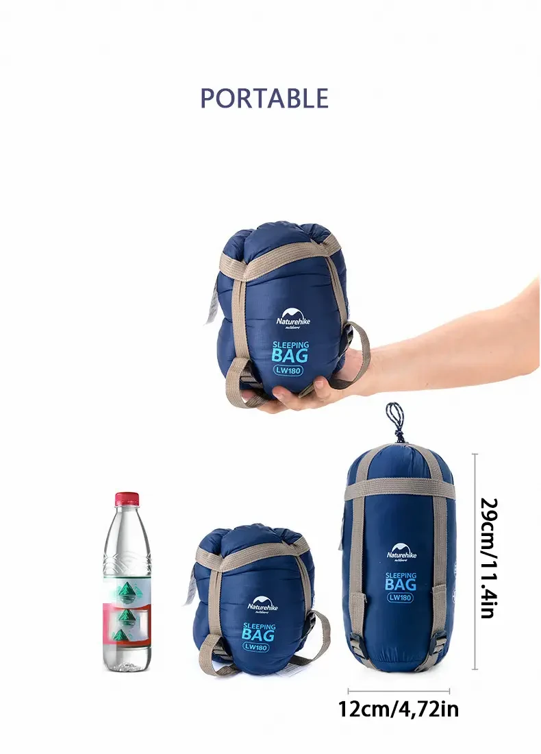 Naturehike LW180 Mini Sleeping Bag: Compact Comfort for Outdoor Adventures