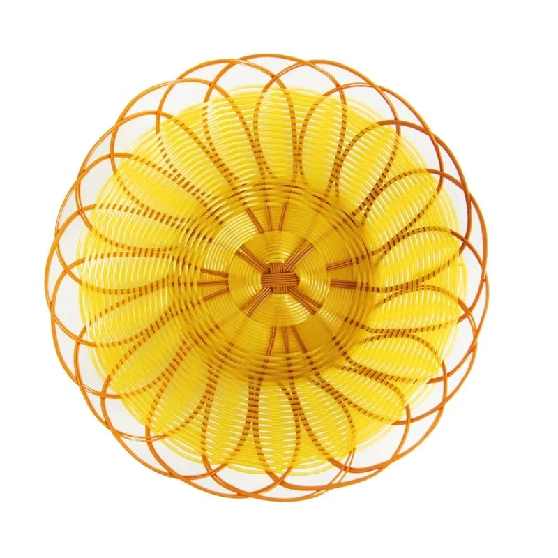 Plastic Chip Basket Round 22cmx9cm
