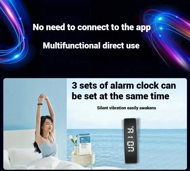 FASSUN Unisex Smart Watch  Multifunction Digital Sports Watch with Alarm and Step Counter