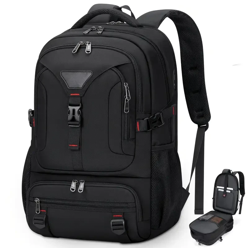 NUBILY 17.3-Inch Laptop Backpack  50L Large Capacity Travel and Work Bag