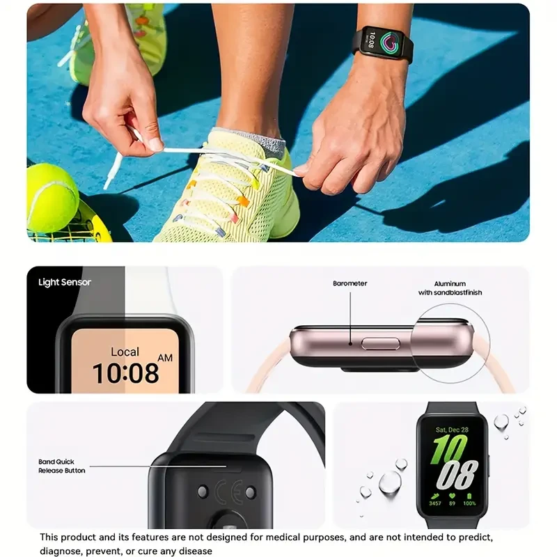 SAMSUNG Galaxy Fit 3 Smartwatch  AMOLED Display, Fitness Tracker with 14-Day Battery Life