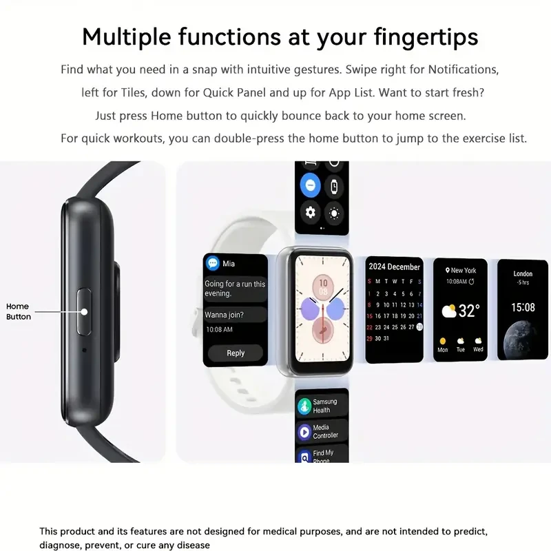 SAMSUNG Galaxy Fit 3 Smartwatch  AMOLED Display, Fitness Tracker with 14-Day Battery Life