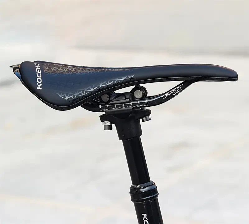 KOCEVLO Ultra-Light Carbon Fiber Bicycle Saddle  Ergonomic Seat for Road & Mountain Bikes