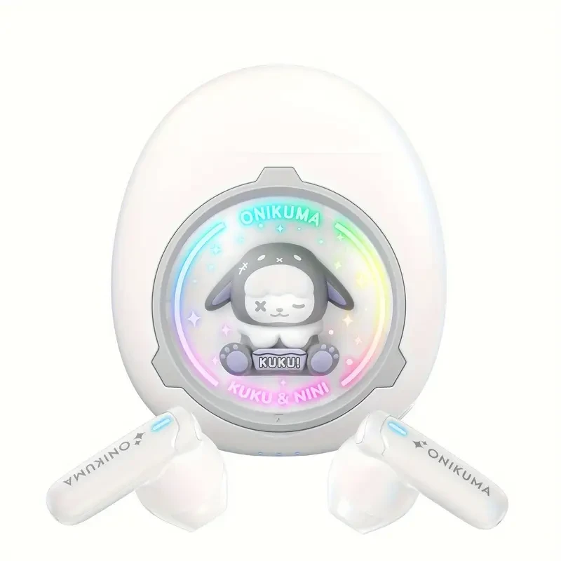 ONIKUMA Wireless 5.4 In-Ear Gaming Headset  No-Latency Audio, Noise-Cancelling Mic & Type-C Charging