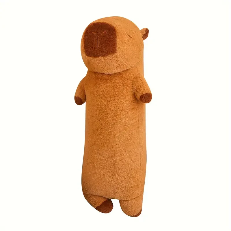 Akkun Extra-Long Capybara Plush Pillow