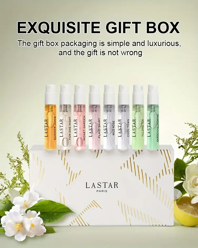 LASTAR 8-Pocket Perfume Set  Fresh, Floral, Anywhere