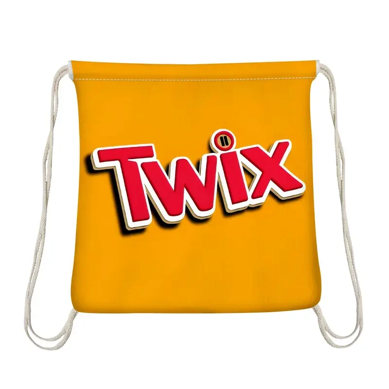 Twix Chocolate Logo Quick-Dry Travel Towel  Microfibre with Drawstring Storage Bag