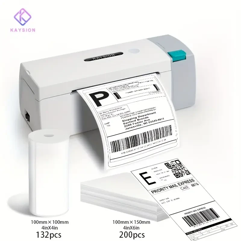 KAYSION SK45 Desktop Label Printer  4" x 15.24 cm Thermal, Wireless, Home & Business Ready