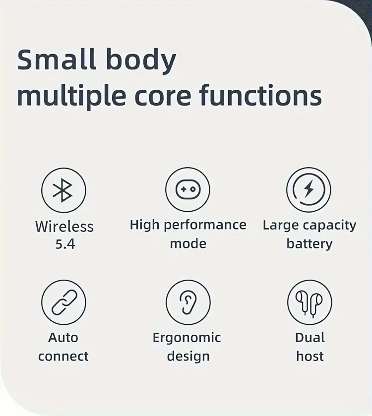 KZ AZ09 TWS Wireless Ear Hook  Bluetooth Adapter for KZ In-Ear Monitors (C-Pin Connector)