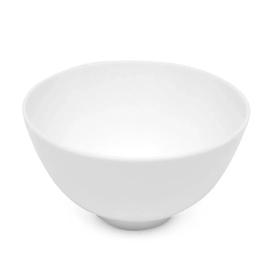 Crockery Bowl White 9"