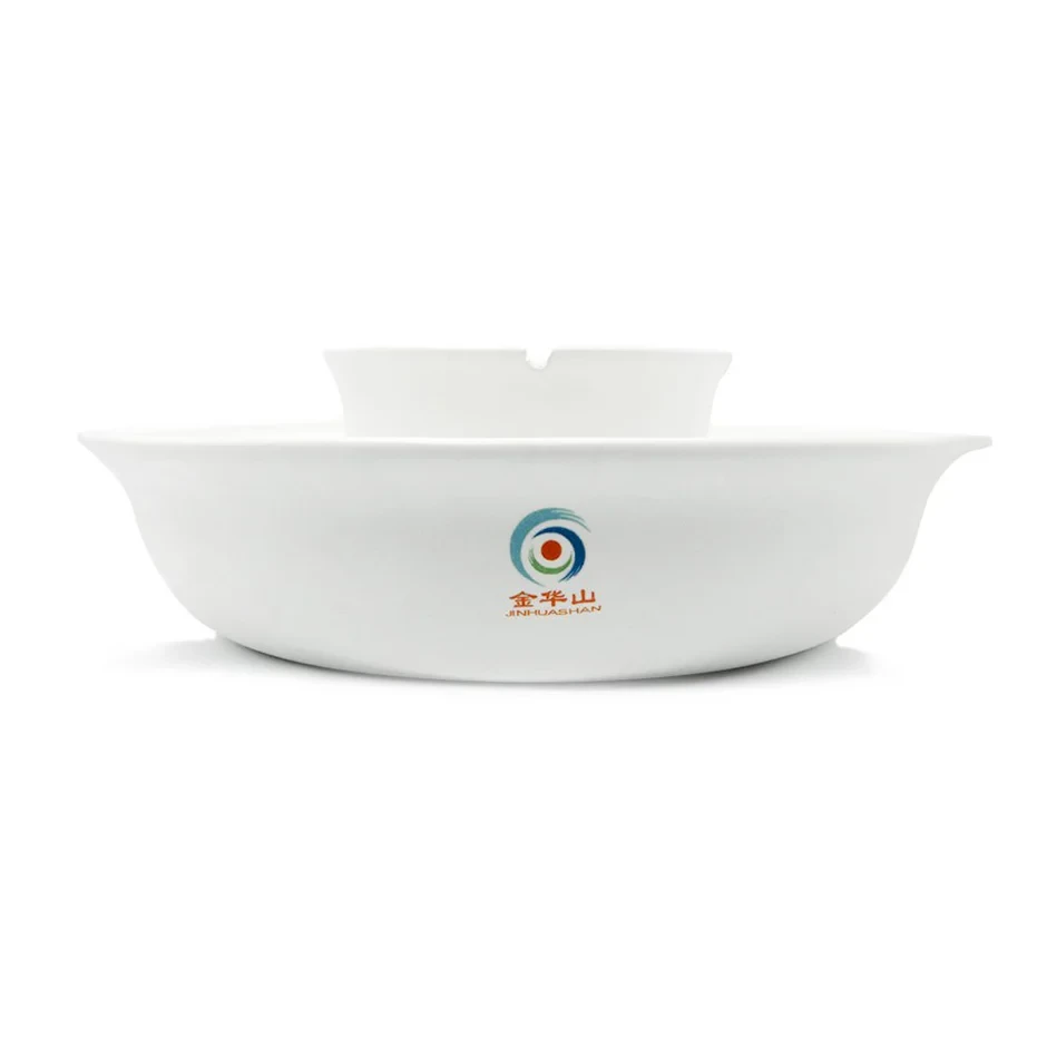 Clay Hot Pot with Centerpiece White 14"