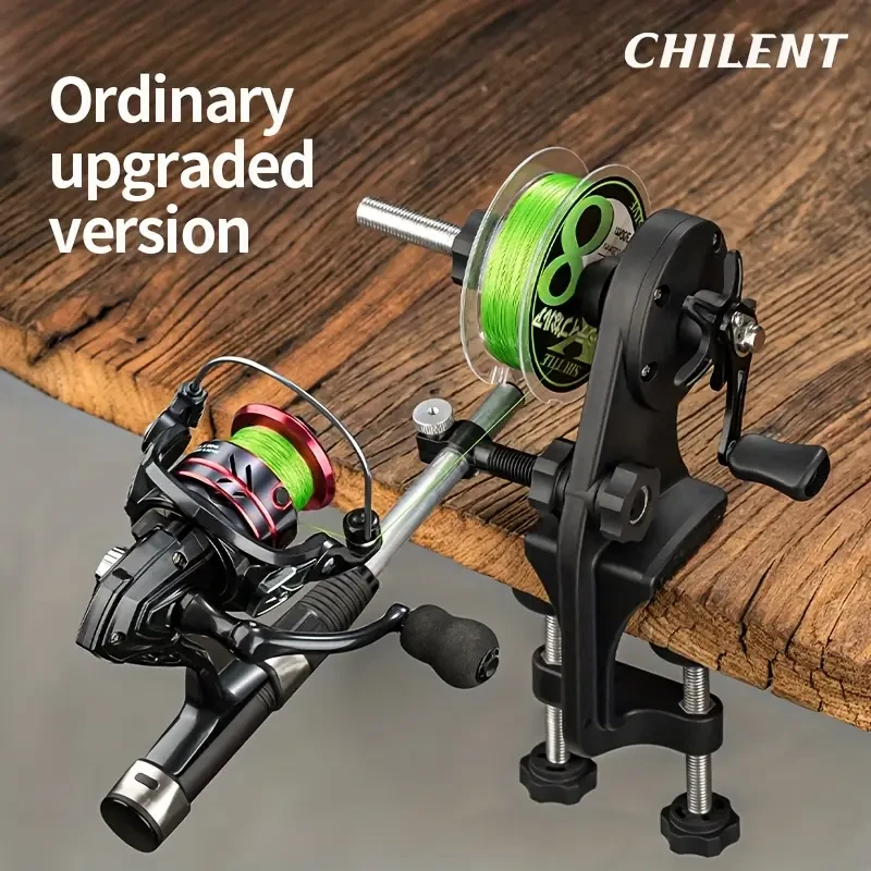 LINNHUE Lightweight Fishing Line Winder Spooler  Anti-Rust Quick-Line Changer for Spinning & Baitcasting Reels