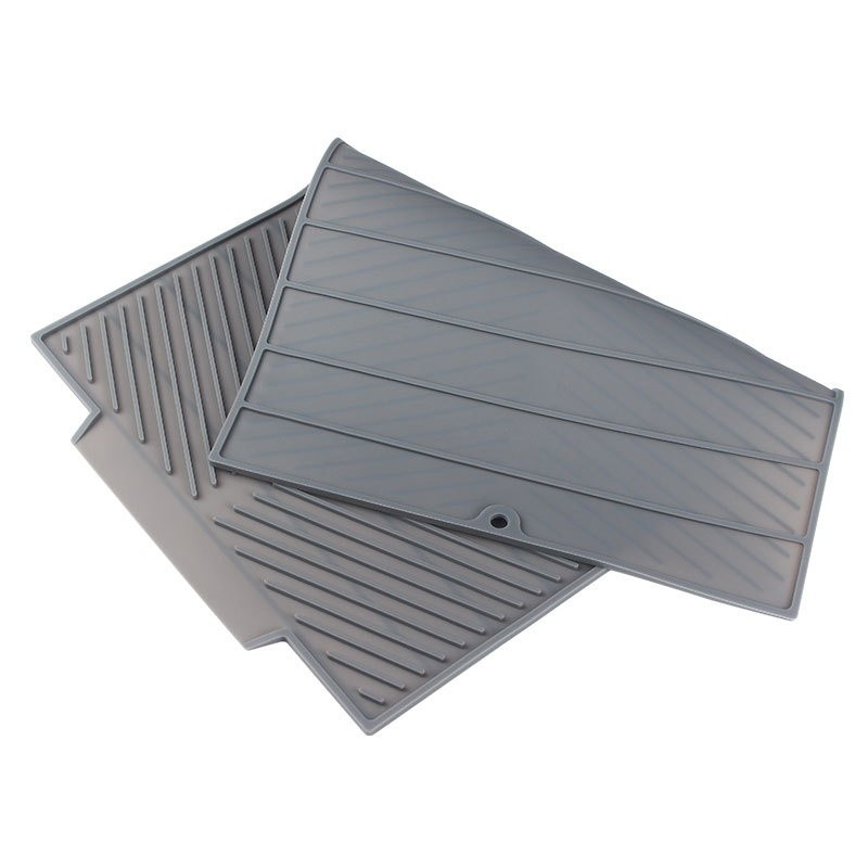 Sloped Silicone Draining Mat  Heat-Proof & Non-Slip