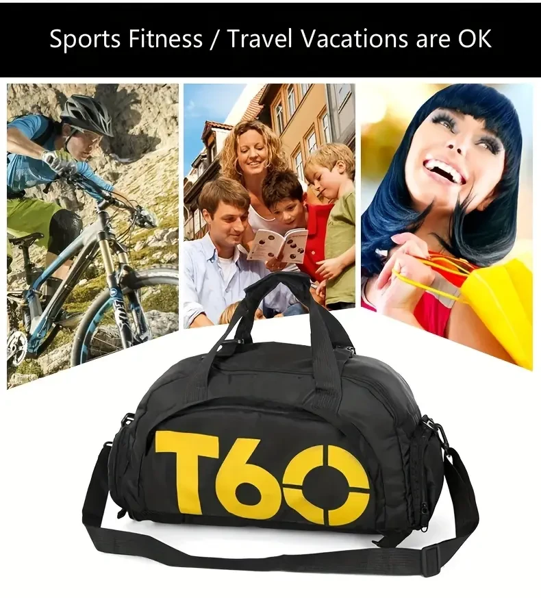 T 6 Ultralight Sports & Travel Gym Bag  Portable, Durable, All-Day Carry