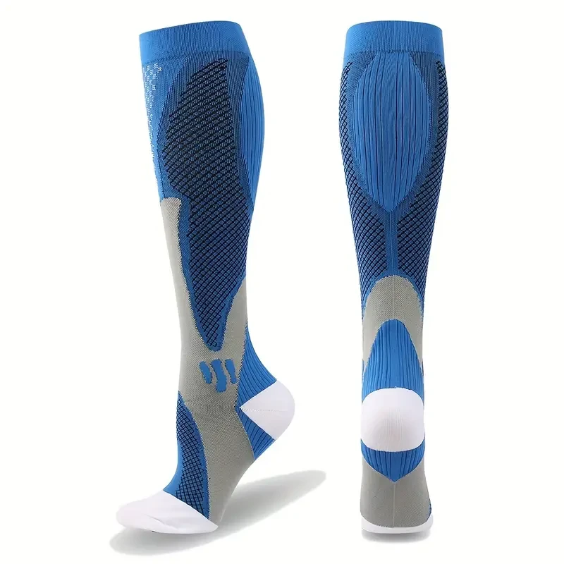 GOCHROFEI Compression Socks (Set of 3)  Unisex Support for Running, Travel & Team Sports