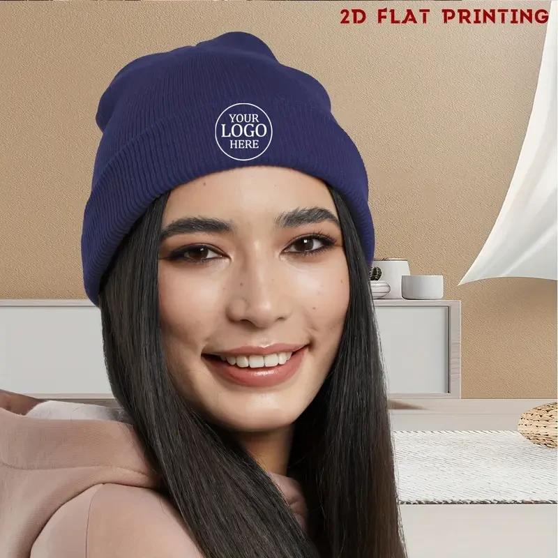 10pcs Custom Logo Beanie Hats  Perfect for Teams, Events & Corporate Branding