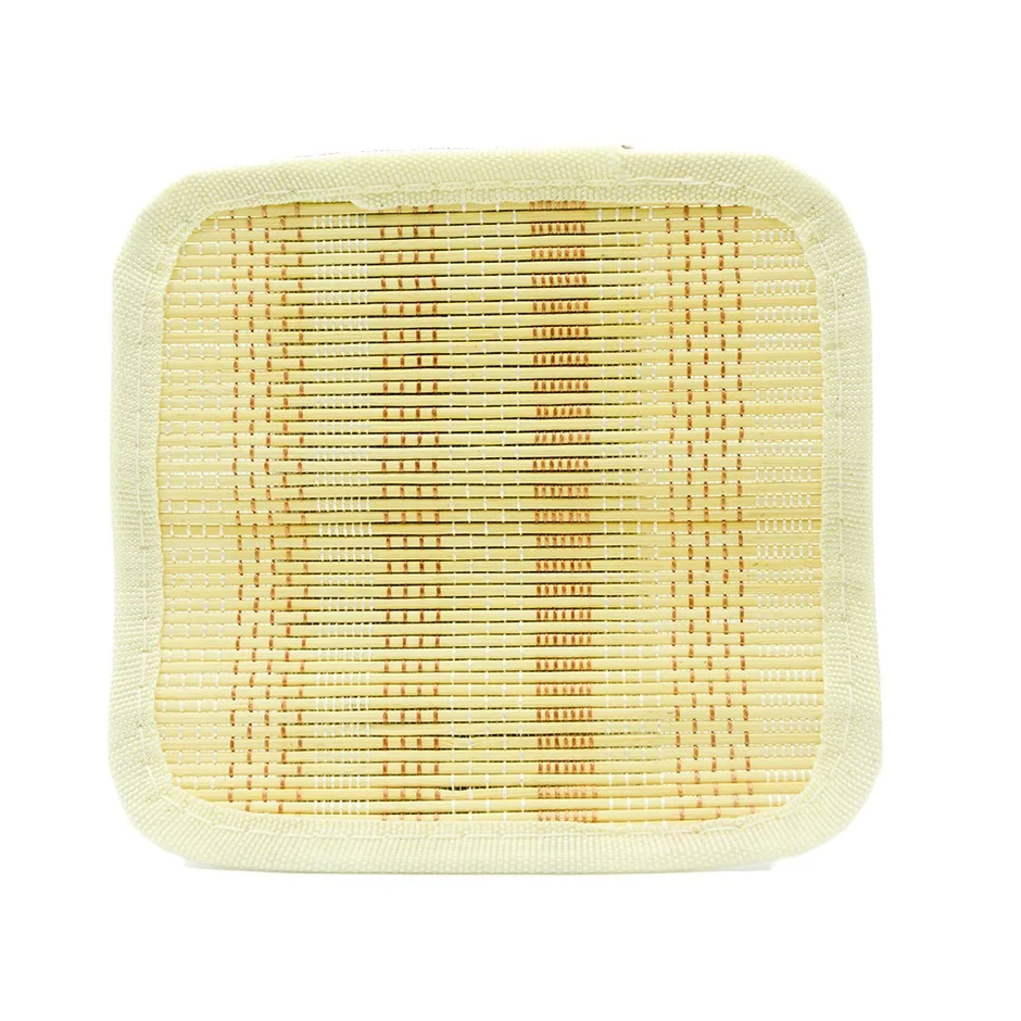 Woven Bamboo Mat Square Coloured 28cm