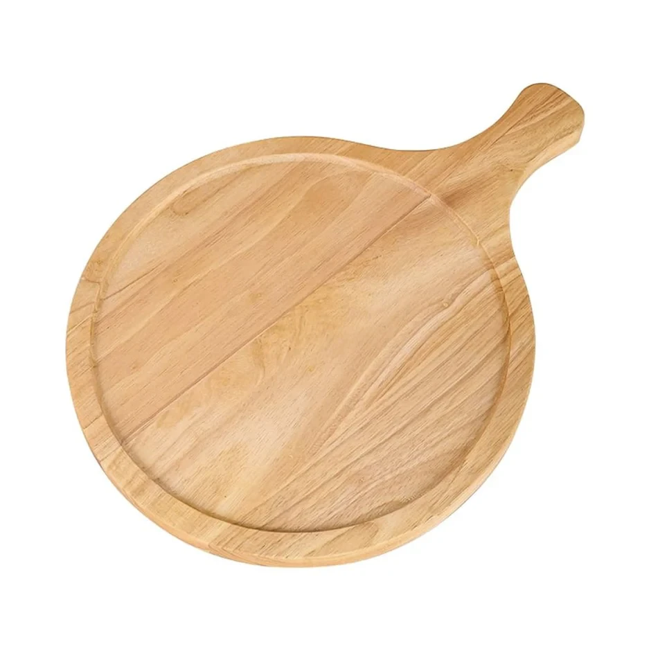 Wooden Pizza Board with Handle 25.5cm
