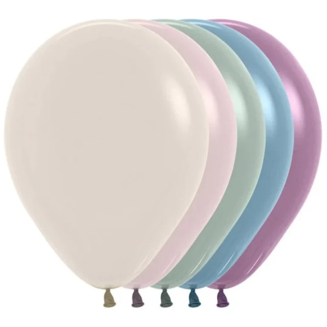 Sempertex 12cm Pastel Dusk Assorted Latex Balloons, 50PK