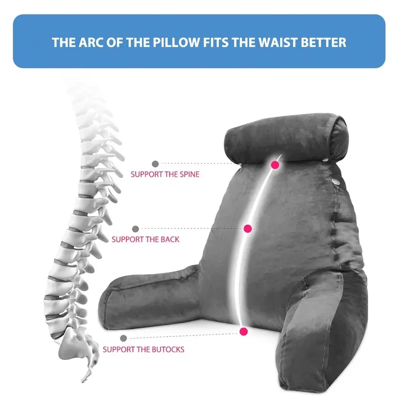 Luxdream Bed Reading Pillow Husband Cushion Soft, Supportive & Stylish