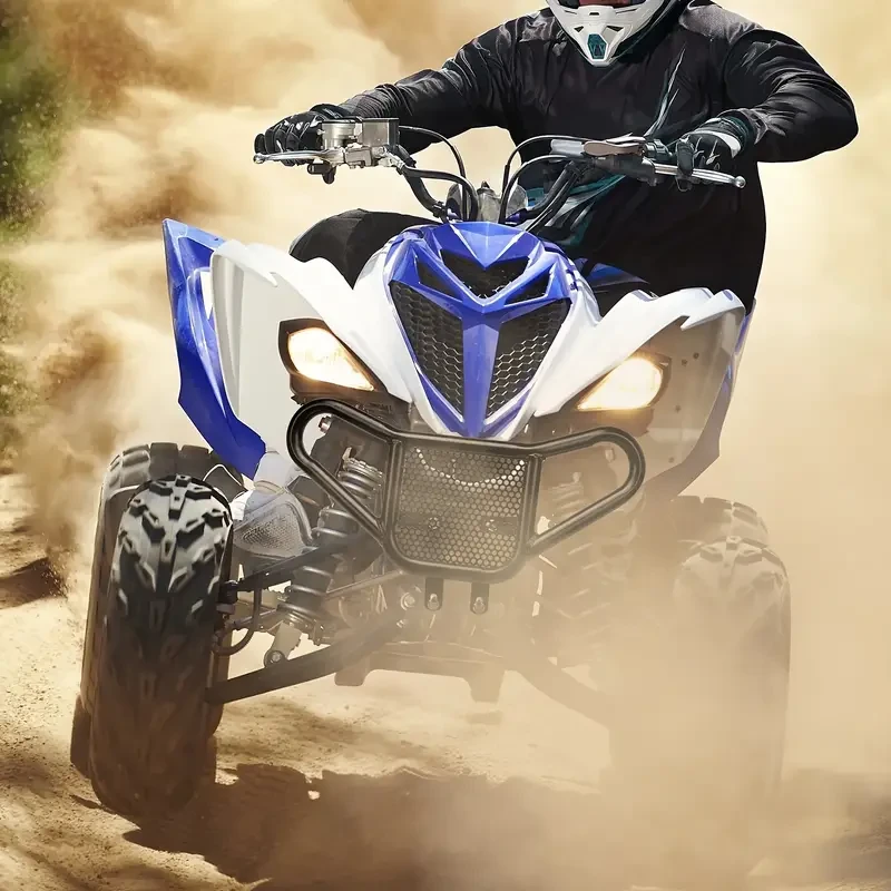 KEMITOUR Front Bumper with Handrail for Yamaha Raptor 700 / 700R Strong, Stylish & Reliable