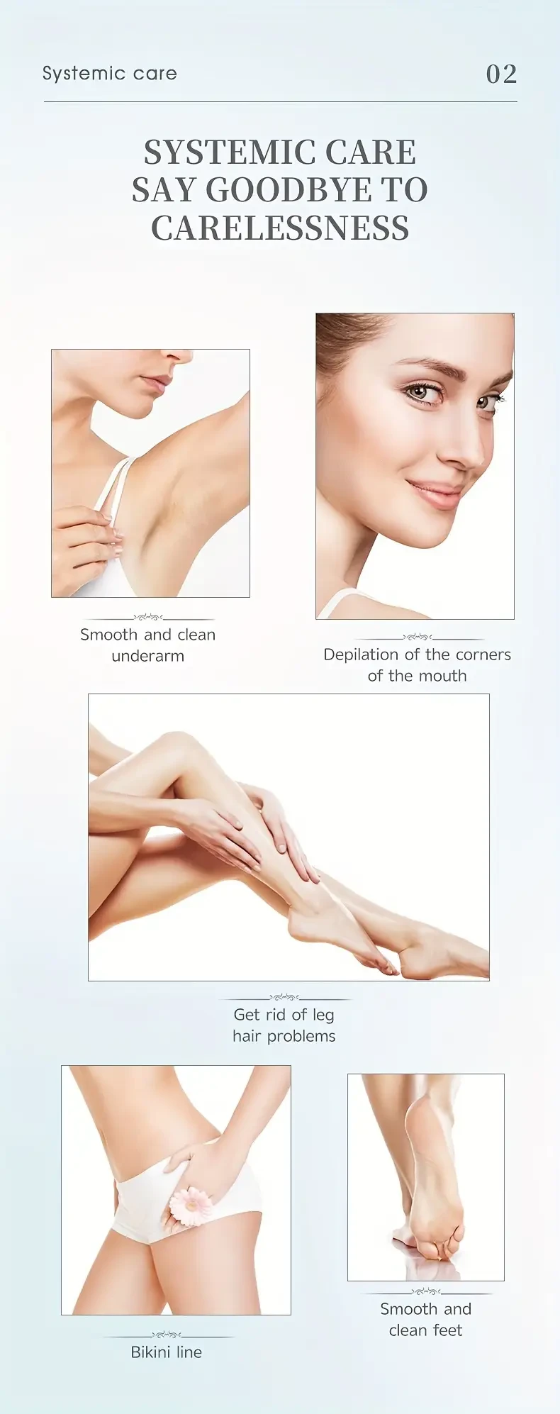 KEMEI KM-189B Electric Hair Remover  Smooth, Fast & Portable