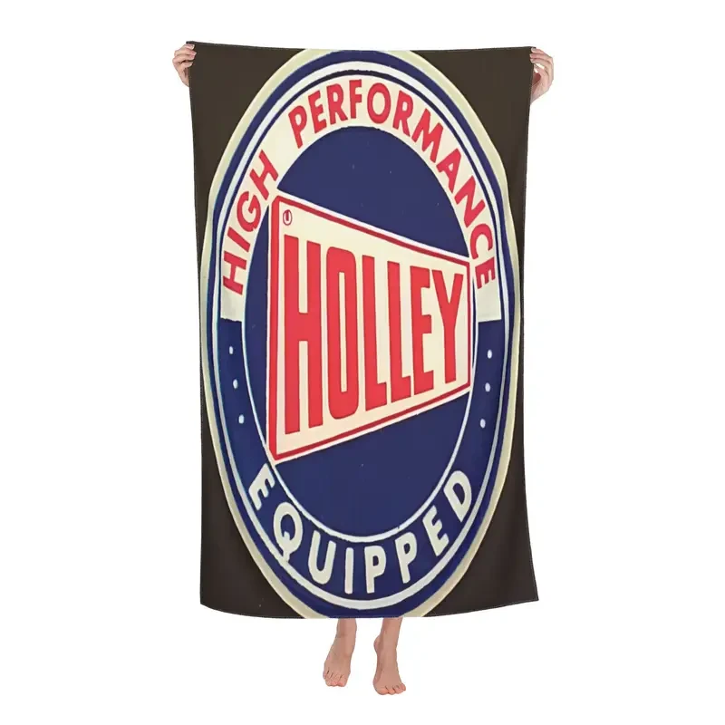 Holley Logo Microfiber Beach & Bath Towel Bold, Quick-Dry & Officially Licensed