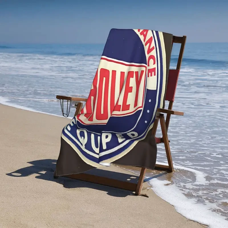 Holley Logo Microfiber Beach & Bath Towel Bold, Quick-Dry & Officially Licensed