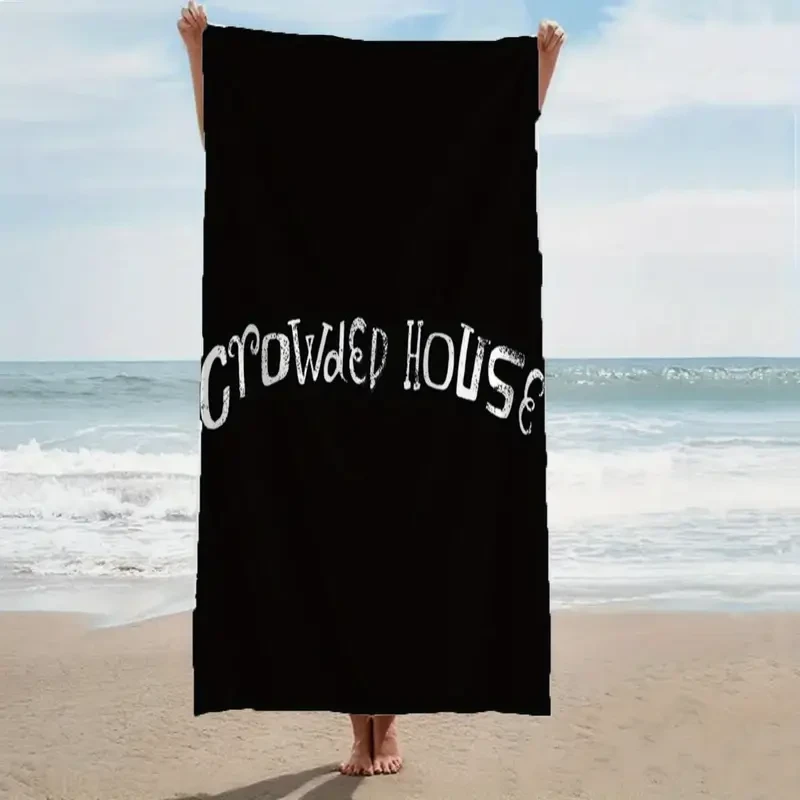 Crowded House Official Logo Beach Towel  Soft, Stylish & Fan-Favourite