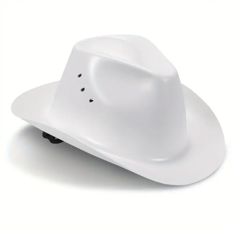 LOEBUCK Western-Style Hard Hat with Black Visor  Tough, Comfortable & Windproof