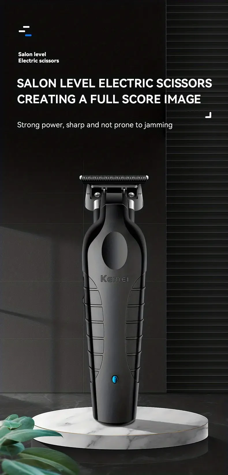 Kemei KM-2299 Electric Hair Clipper  Precision, Power & Professional Quality Perfect for barbers, stylists, and home