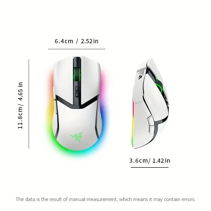 Razer Cobra Pro Wireless Gaming Mouse  LED Lights | Optical Sensor | USB Charging