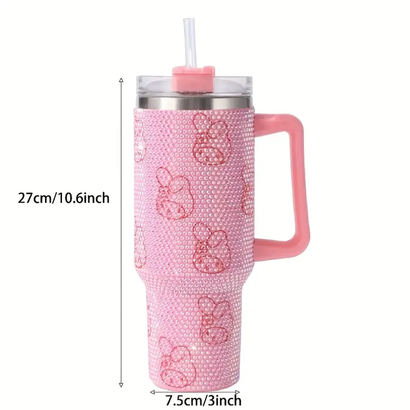 Sanrio Kuromi, Cinnamoroll & My Melody 40oz Stainless Steel Water Bottle  Cute, Durable & Insulated