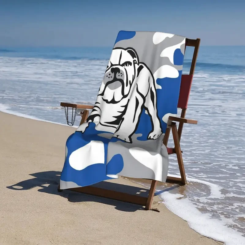 Canterbury Bankstown FC2 Bulldog Logo Beach Towel Vibrant, Durable & Quick-Dry