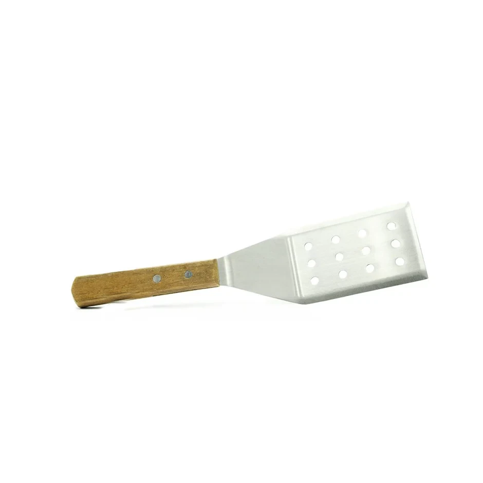 Stainless Steel BBQ Spatula Straight with Holes