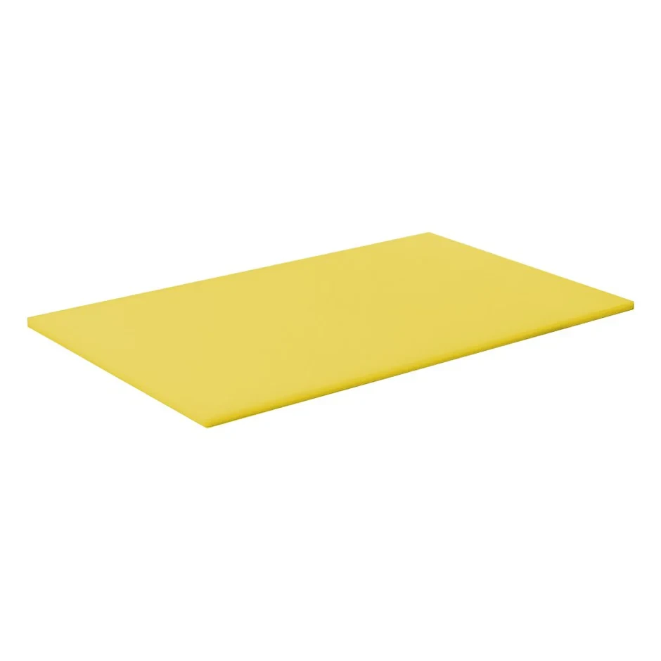 Plastic Cutting Board (Yellow) 38.5cmx28cmx1.5cm