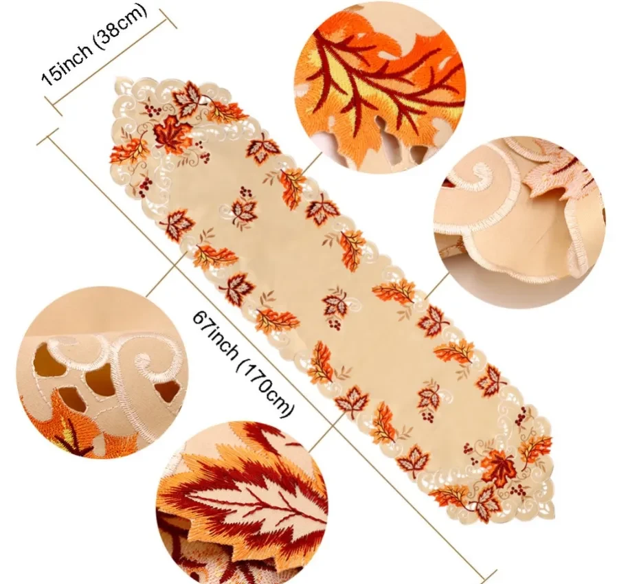 Embroidered Table Runners